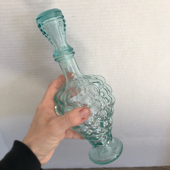 Vtg Etrusca Italy Grape Shaped Decanter with Stopper - Picture 14 of 14